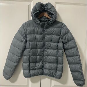 TNA-little puff jacket XS grey